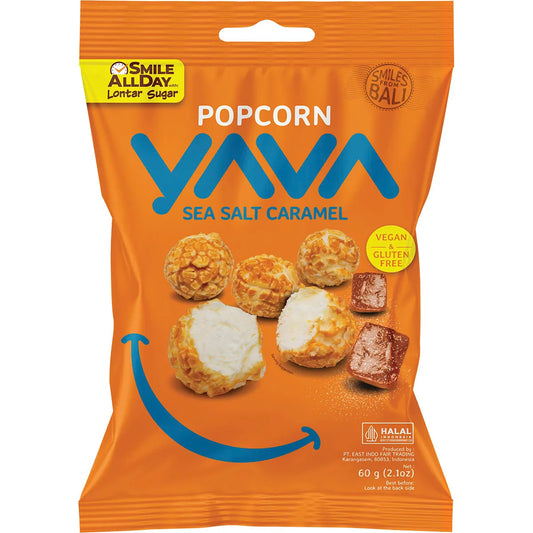 YAVA Popcorn Sea Salt Caramel 60g x 12