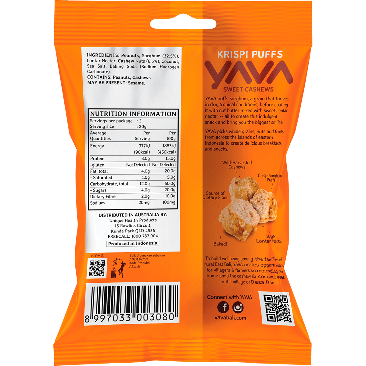 Krispi Puffs Sweet Cashews