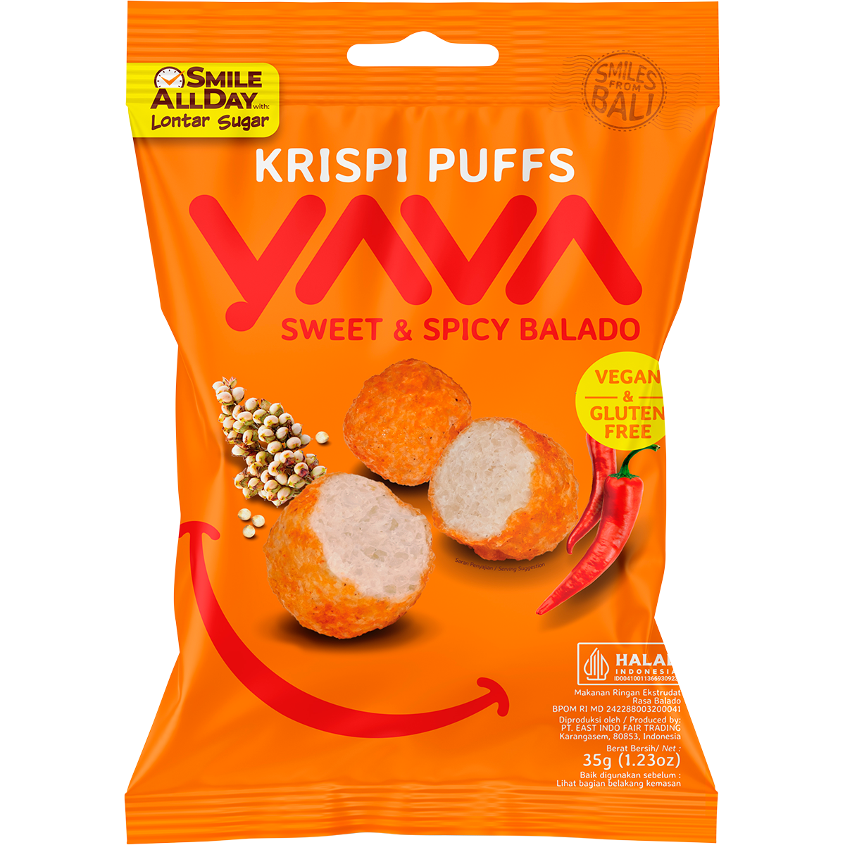Krispi Puffs Sweet & Spicy Balado