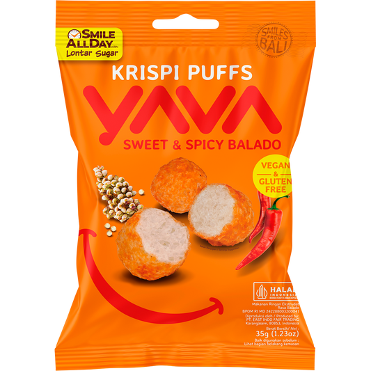 Krispi Puffs Sweet & Spicy Balado