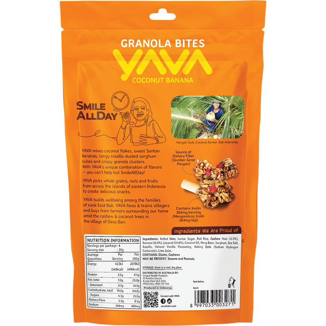 Granola Bites Coconut Banana