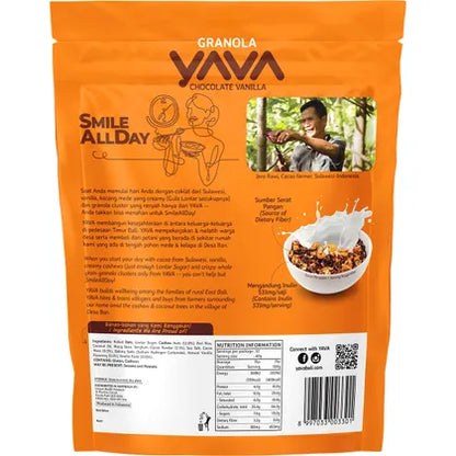 YAVA Granola Chocolate Vanilla 400g