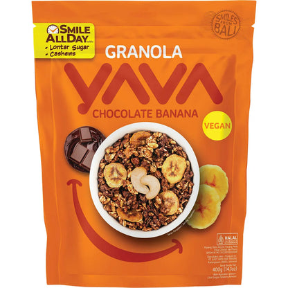 YAVA Granola Chocolate Banana 400g