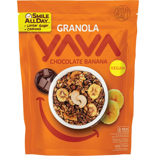 YAVA Granola Chocolate Banana 400g