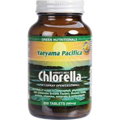 Yaeyama Pacifica Chlorella Tablets 500mg