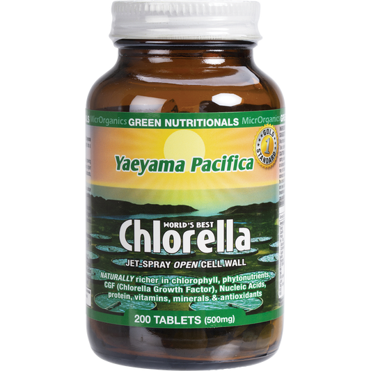 Yaeyama Pacifica Chlorella Tablets 500mg