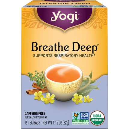 Herbal Tea Bags Breathe Deep