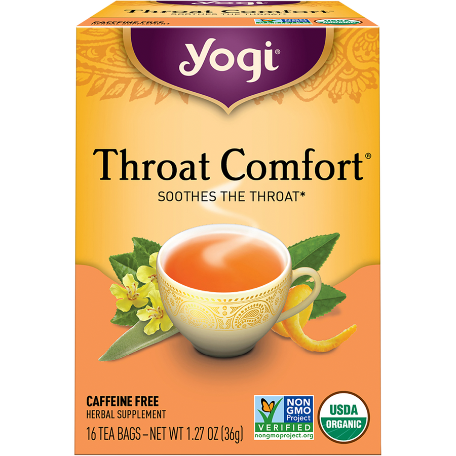 Herbal Tea Bags Throat Comfort