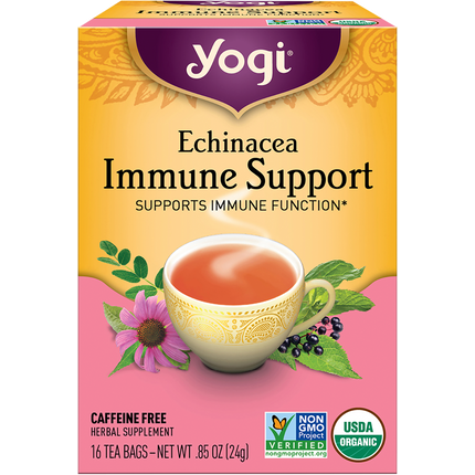 Herbal Tea Bags Echinacea Immune Support