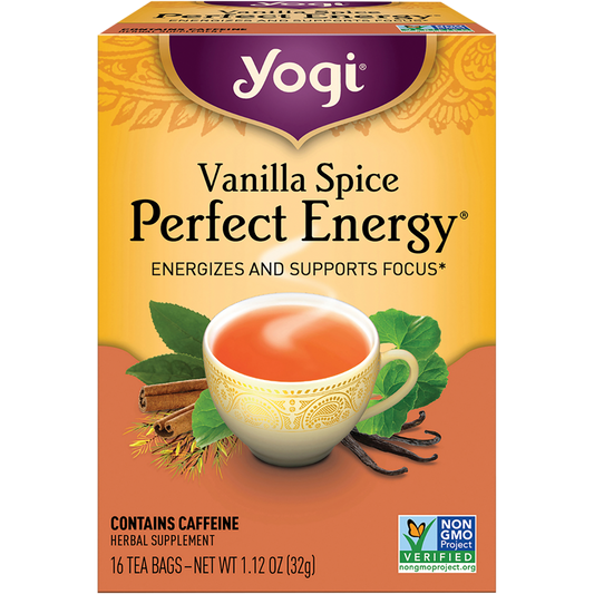 Herbal Tea Bags Vanilla Spice Perfect Energy