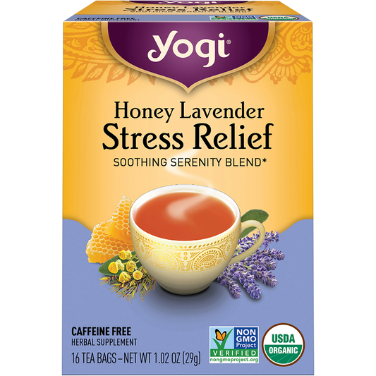 Herbal Tea Bags Honey Lavender Stress Relief