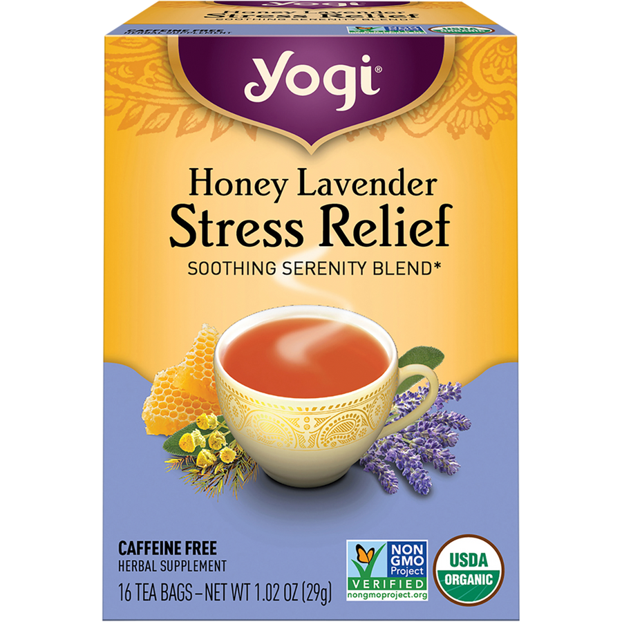 Herbal Tea Bags Honey Lavender Stress Relief