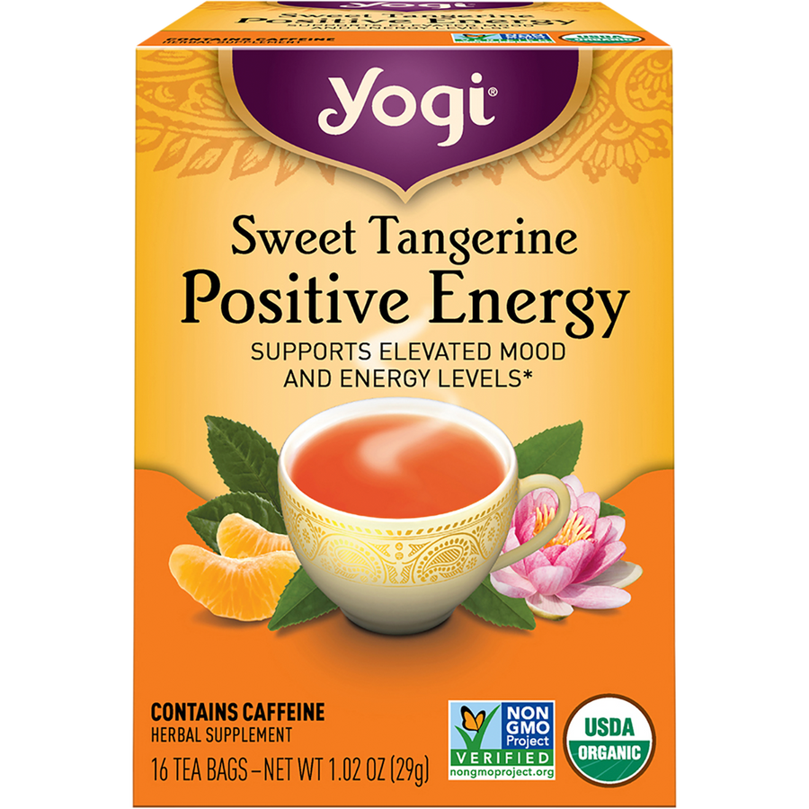 Herbal Tea Bags Sweet Tangerine Positive Energy