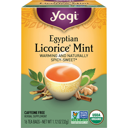 Herbal Tea Bags Egyptian Licorice Mint