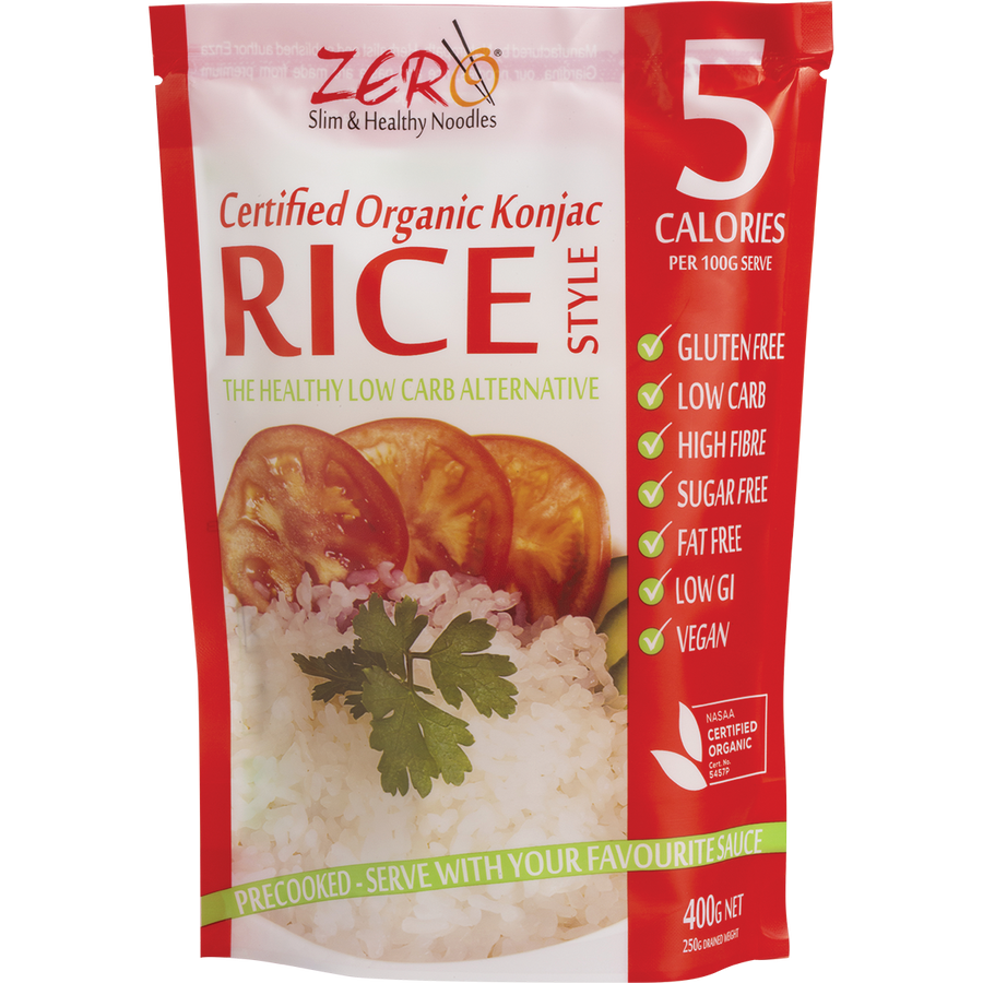 Certified Organic Zero Slim Healthy Konjac Rice