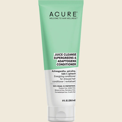 Acure Juice Cleanse Supergreens & Adaptogens Conditioner 236ml, front of pack