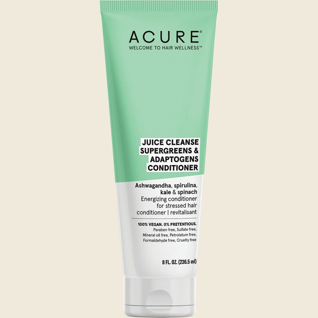 Acure Juice Cleanse Supergreens & Adaptogens Conditioner 236ml, front of pack