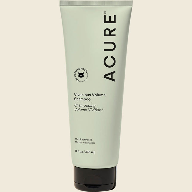 Acure Vivacious Volume Shampoo Mint 236ml, front of pack