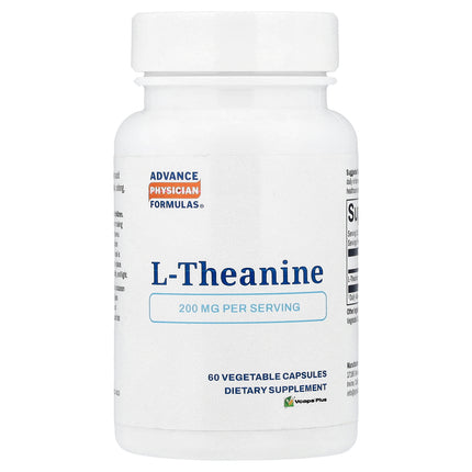 Advance Physician Formulas L-Theanine, 200 mg, 60 Vegetable Capsules - product front