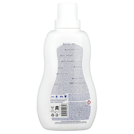ATTITUDE, Laundry Detergent, Wildflowers, 35.5 fl oz (1.05 l)  - back label with ingredients