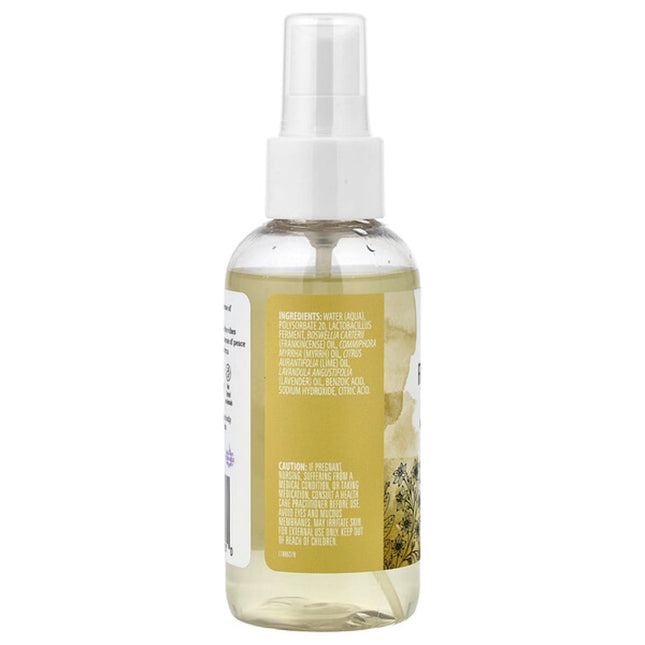 Aura Cacia, Aromatherapy Mist, Frankincense & Myrrh, 4 fl oz (118 ml)  - back label with ingredients