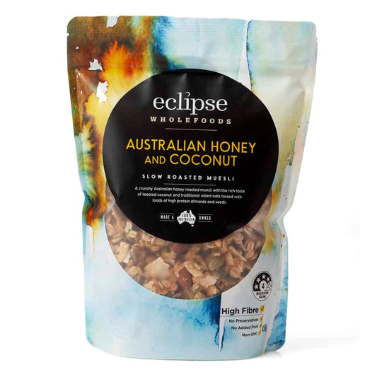 Eclipse Toasted Muesli – Australian Honey and Coconut