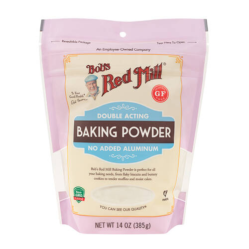 Bob's Red Mill Baking Powder Pouch 385g aluminium free baking powder
