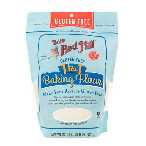 Bob's Red Mill Gluten Free 1-to-1 Baking Flour 624g for easy gluten free baking
