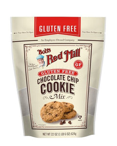 Bob's Red Mill Gluten Free Choc Chip Cookie Mix 624g for baking cookies