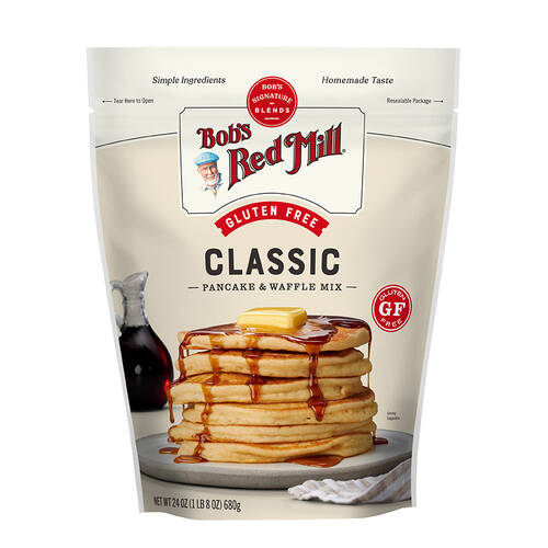 Bob's Red Mill Gluten Free Classic Pancake Mix 680g for fluffy pancakes