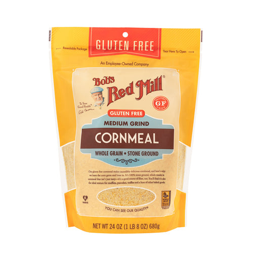 Bob's Red Mill Gluten Free Cornmeal 680g stone ground cornmeal