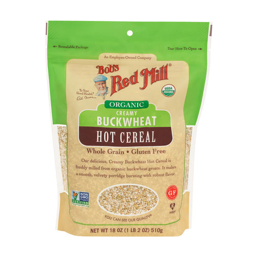 Bob's Red Mill Organic Creamy Buckwheat Cereal 510g gluten free hot cereal