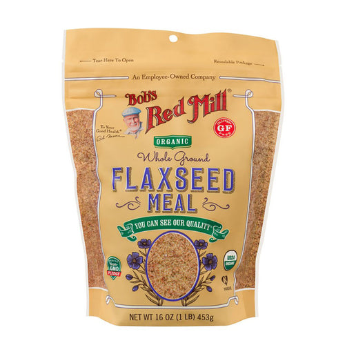 Bob's Red Mill Organic Gluten Free Flaxseed Meal 453g ground flaxseed