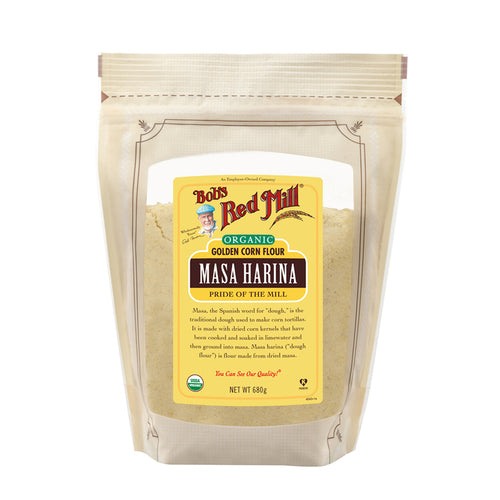 Bob's Red Mill Organic Masa Harina 680g organic corn flour for tortillas