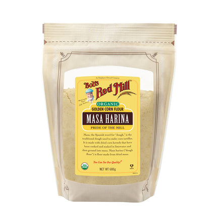 Bob's Red Mill Organic Masa Harina 680g organic corn flour for tortillas