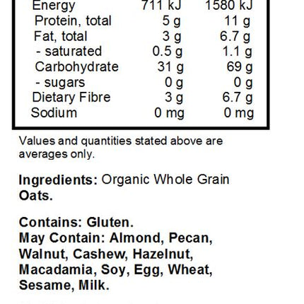 Bob's Red Mill rolled oats in 454g package