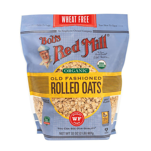 Bob's Red Mill Organic Rolled Oats Wheat Free 907g gluten free oats