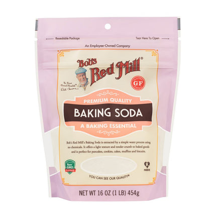 Bob's Red Mill Pure Baking Soda 454g aluminium free baking ingredient