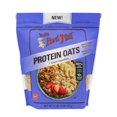 Bob's Red Mill Wheat Free Protein Oats 907g gluten free oats pack