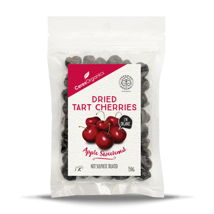 Ceres Organics Dried Tart Cherries 150g pouch, front of pack