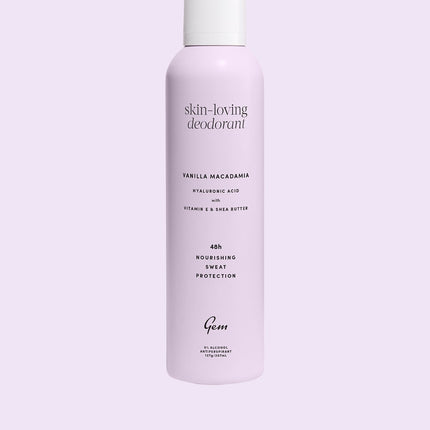 Gem Care Skin Loving Deodorant Vanilla & Macadamia 207ml