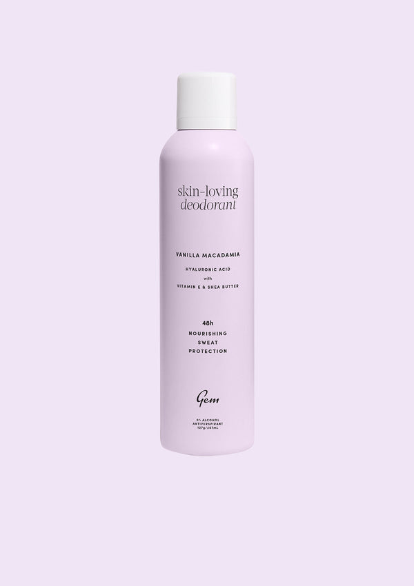 Gem Care Skin Loving Deodorant Vanilla & Macadamia 207ml