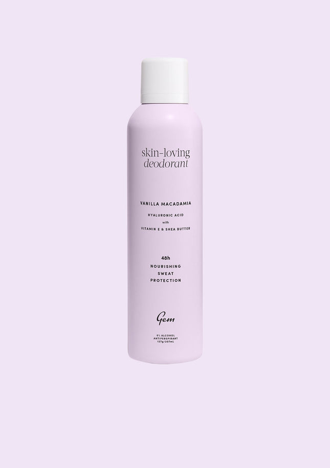 Gem Care Skin Loving Deodorant Vanilla & Macadamia 207ml