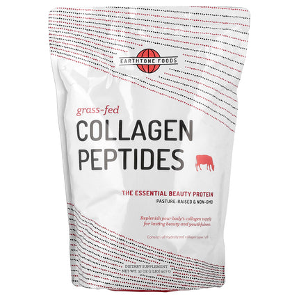 Earthtone Foods Grass Fed Collagen Peptides - Front of pack