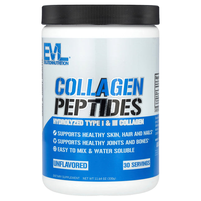 EVLution Nutrition Collagen Peptides, Unflavoured - Front of pack