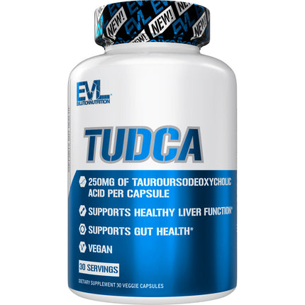 EVLution Nutrition TUDCA 250 mg 30 Veggie Capsules