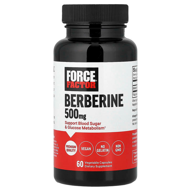 Force Factor Berberine 500 mg 60 Vegetable Capsules product image