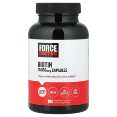 Force Factor Biotin 10,000 mcg 100 Vegetable Capsules product image
