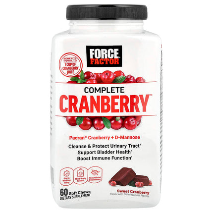 Force Factor Complete Cranberry Sweet Cranberry 60 Soft Chews product image