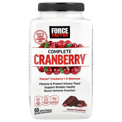 Force Factor Complete Cranberry Sweet Cranberry 60 Soft Chews additional product image 4